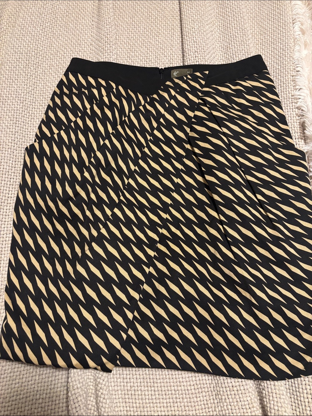 Anthro/fei black and tan skirt